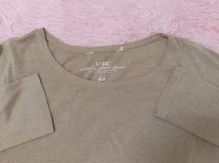 Camiseta manga larga beige M