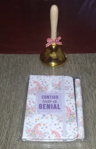 Set Libreta y Bolígrafo Unicornios