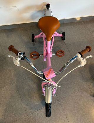 Bicicleta infantil rosa Stitch