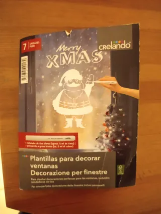 Plantillas para decorar ventanas Crelando