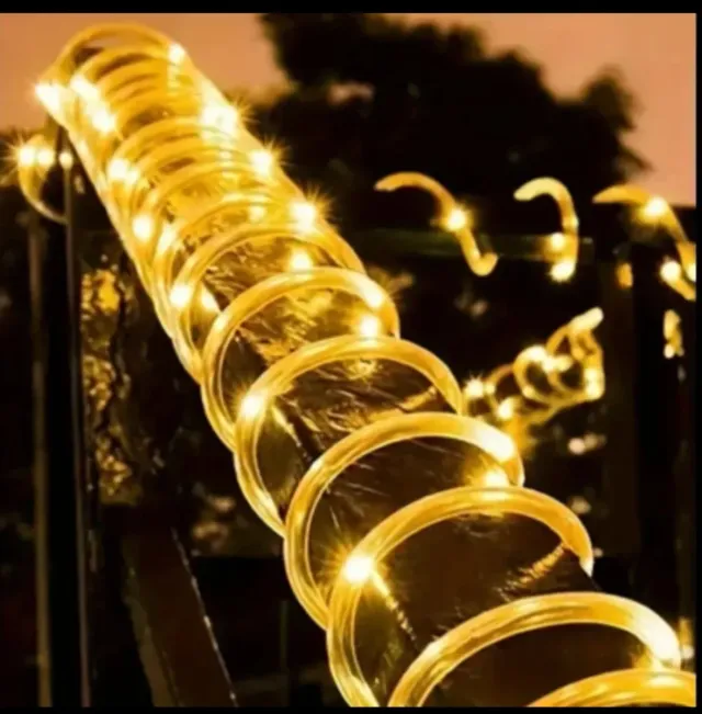 Guirnalda Solar LED 200 Luces Navidad