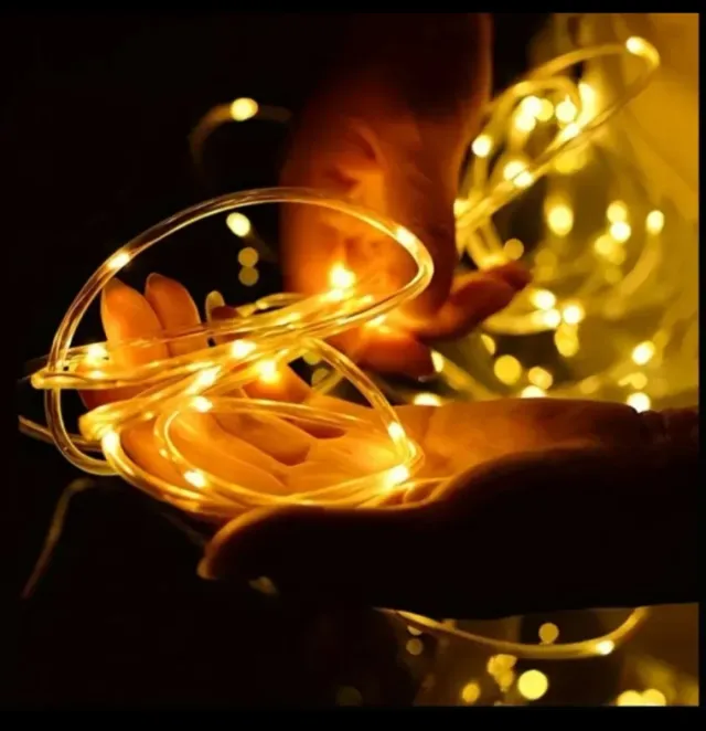 Guirnalda Solar LED 200 Luces Navidad