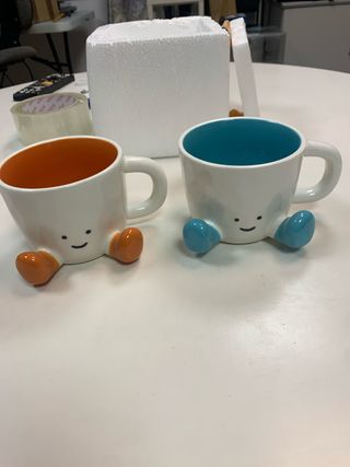 Tazas de cerámica con diseño divertido