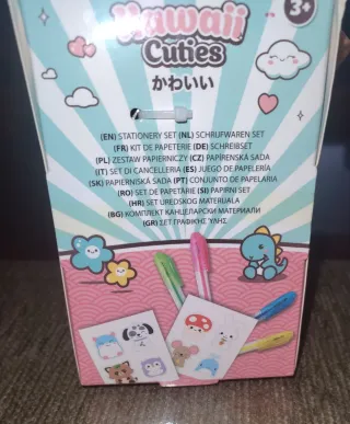 Kawaii Cuties Monedero Popcorn + Set Papelería