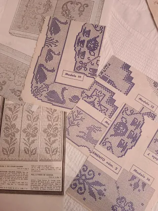 Revista Burda labores y otros