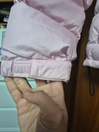 The North Face Chaquetón Plumífero Rosa y Negro