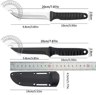 Confezione da 2 coltelli Bushcraft e sopravvivenza