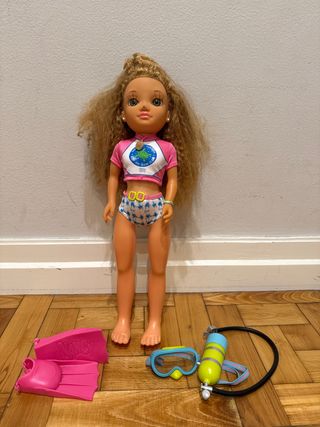 Nancy buceadora con accesorios