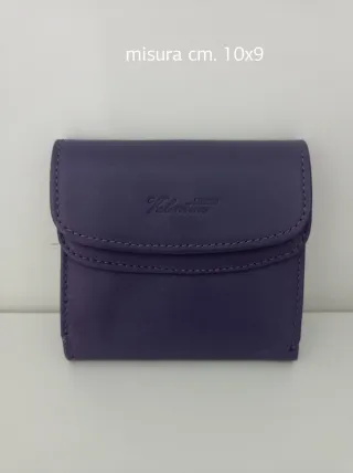 Set portafoglio e porta tessere vera pelle