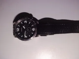 Reloj Fossil Negro y Plateado