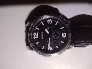 Reloj Fossil Negro y Plateado