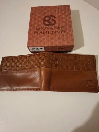 Cartera Piel Giovanni Ramunno Marrón
