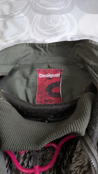 Cazadora hombre verde forro pelo