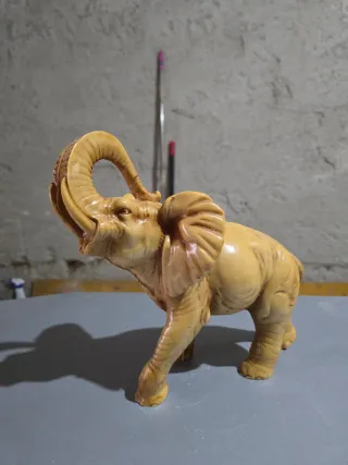 Soprammobile Elefante Beige/Marrone