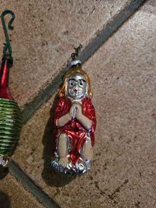 Palline Natale Vetro Soffiato Anni '60