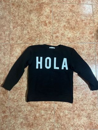 Jersey niño HOLA negro