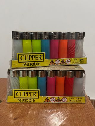 Confezione da 480 accendini Clipper Pocket riutilizzabili