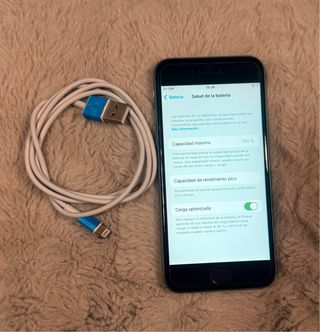 iPhone 6s 16gb argento - batteria 100% + cavo di ricarica