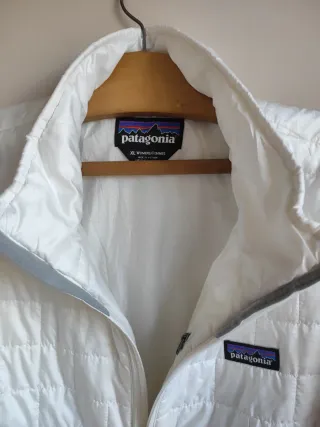 Chaqueta Patagonia Blanca Acolchada
