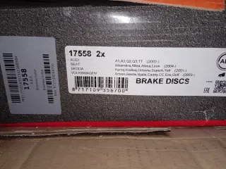 Discos de Freno ABS 17558 (2 uds)