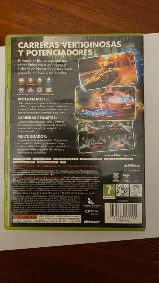 Blur Xbox 360 (rareza)