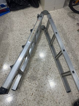 Escalera aluminio plegable