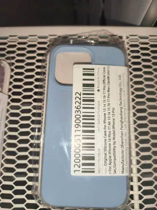 Funda Silicona Oficial iPhone 13/14/15/16/17 Pro