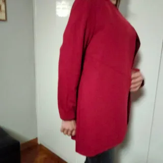 Cardigan donna rosso