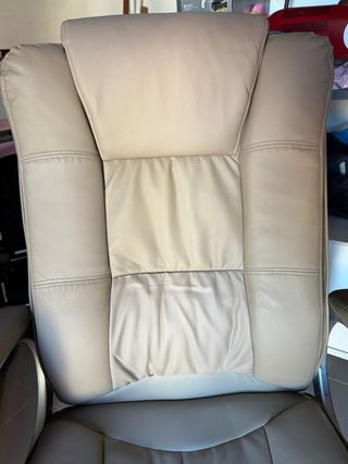 Silla de escritorio beige/gris