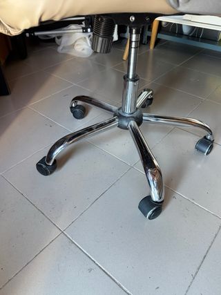 Silla de escritorio beige/gris