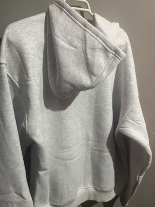 Sudadera White Fox Gris y Azul Talla s