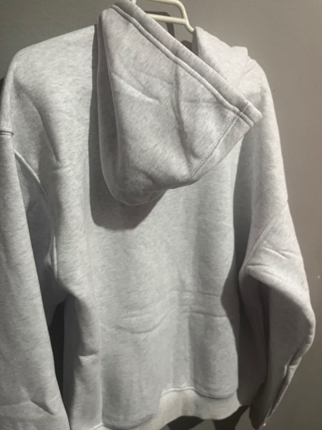 Sudadera White Fox Gris y Azul Talla s