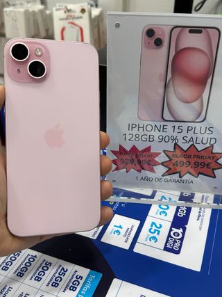 IPHONE 15 PLUS 128GB 90% SALUD