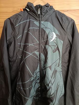 Sudadera Puma Color Negro, Gris y Naranja Talla S.