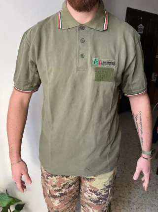 Polo Esercito Italiano Verde militare Defcon 5