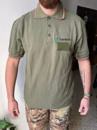 Polo Esercito Italiano Verde militare Defcon 5