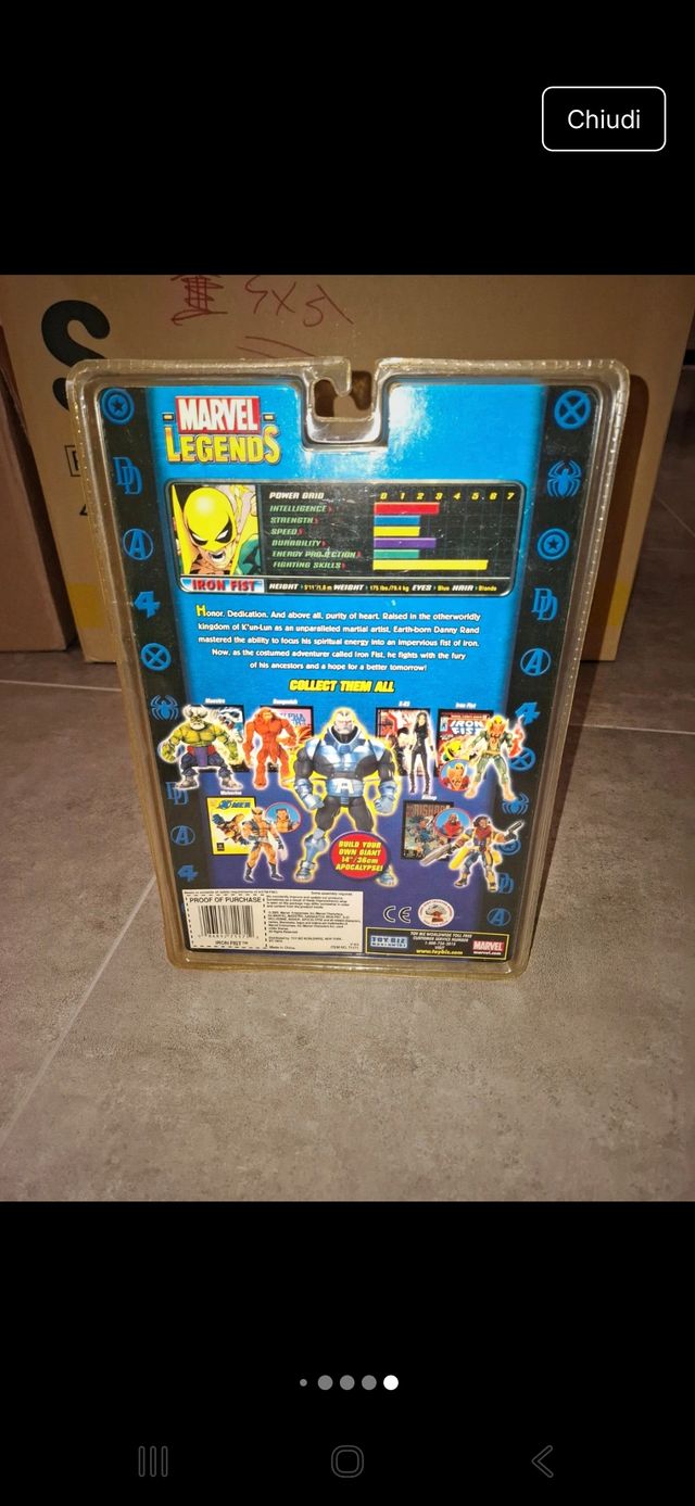 Marvel Legends Iron Fist Serie Apocalypse Toybiz