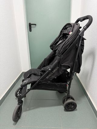 Silla de paseo Maclaren negra