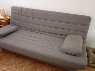 Sofá Cama Gris Tela