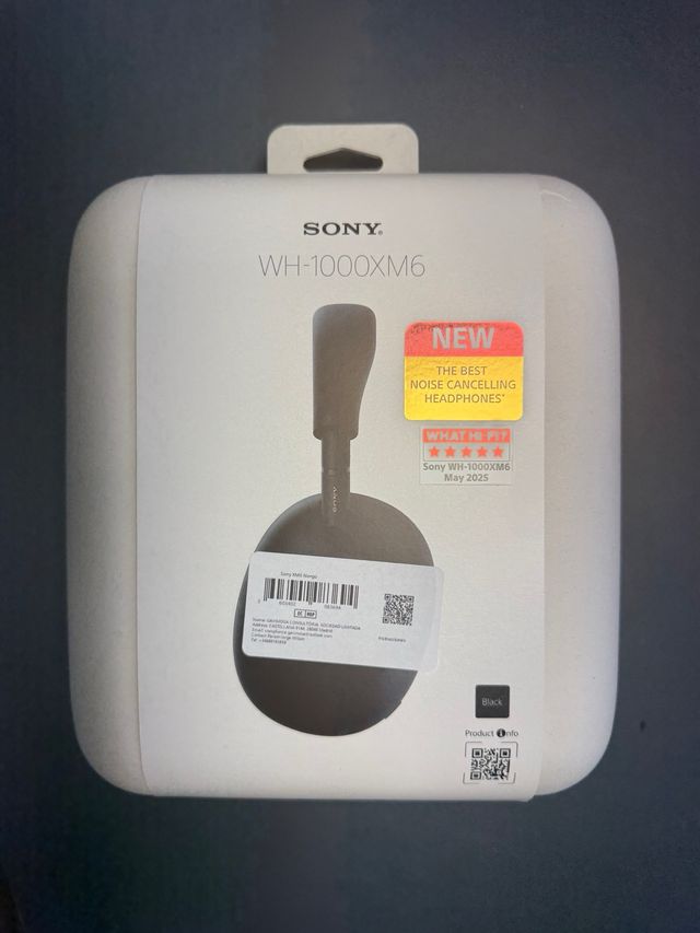 Auricolari Sony WH-1000XM6 Nero