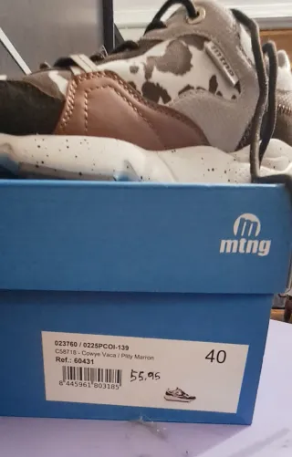 Tenis Mustang Mujer Nuevos n°40