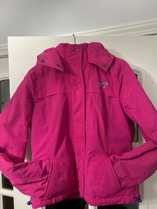 Chaqueta Hollister Rosa Talla M