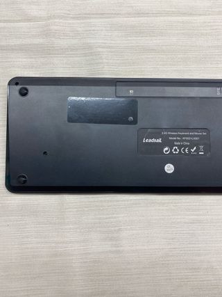 Teclado inalámbrico negro