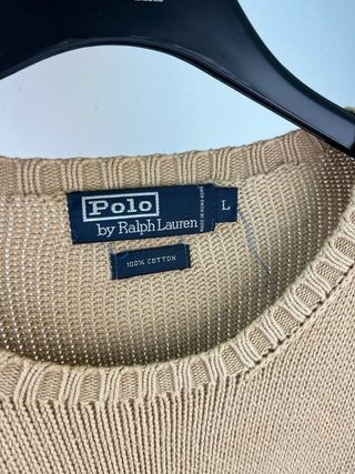 Maglione Ralph Lauren Uomo L Beige Cotone