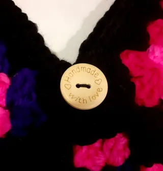 Borsa uncinetto granny square fatta a mano