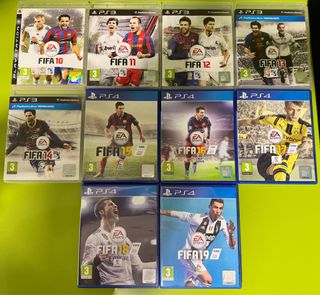 Lote de 10 Juegos FIFA PS3 y PS4