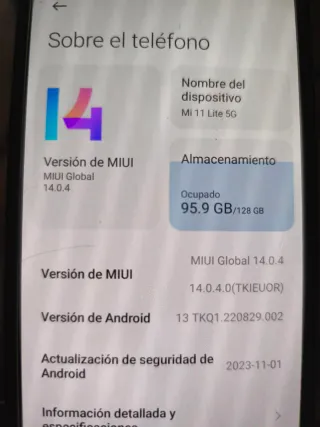 Xiaomi Mi 11 Lite 5G 128 GB