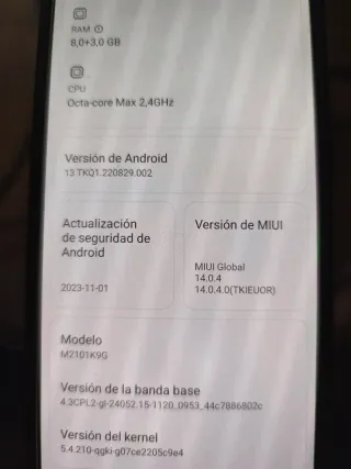 Xiaomi Mi 11 Lite 5G 128 GB