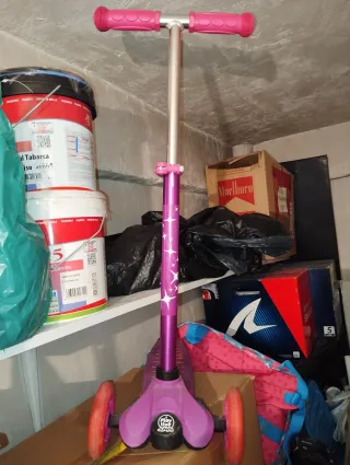 Patinete infantil 3 ruedas rosa