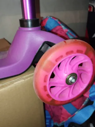 Patinete infantil 3 ruedas rosa